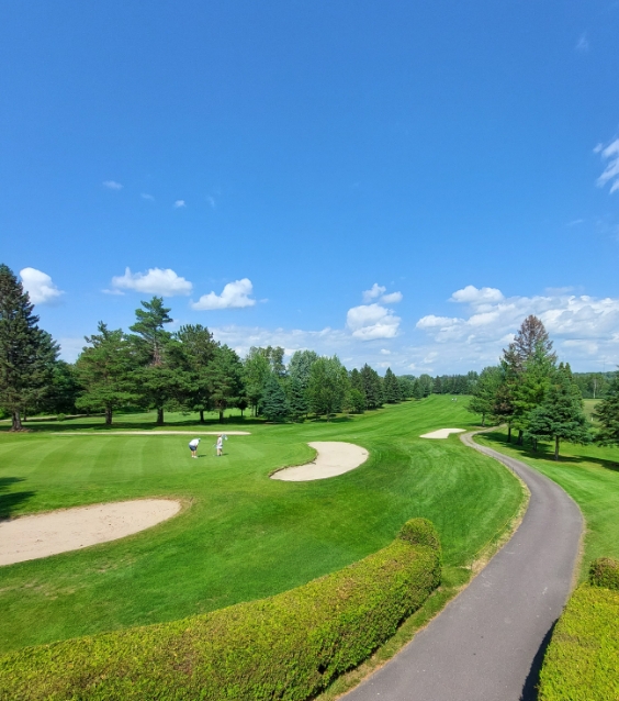 Zone de pratique golf